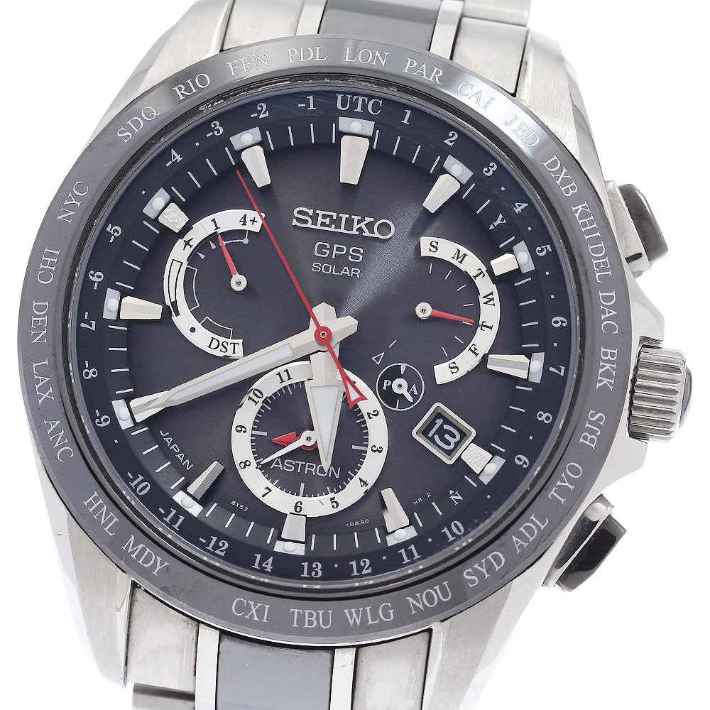SEIKO SBXB041/8X53-0AB0-2 Astron Day-Date Solar Radio-Controlled Men's Watch