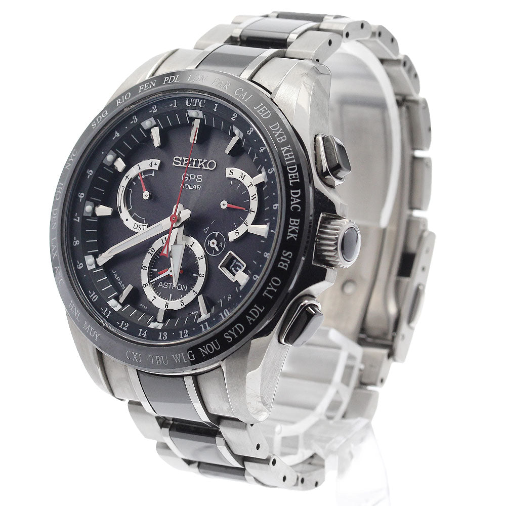 SEIKO SBXB041/8X53-0AB0-2 Astron Day-Date Solar Radio-Controlled Men's Watch