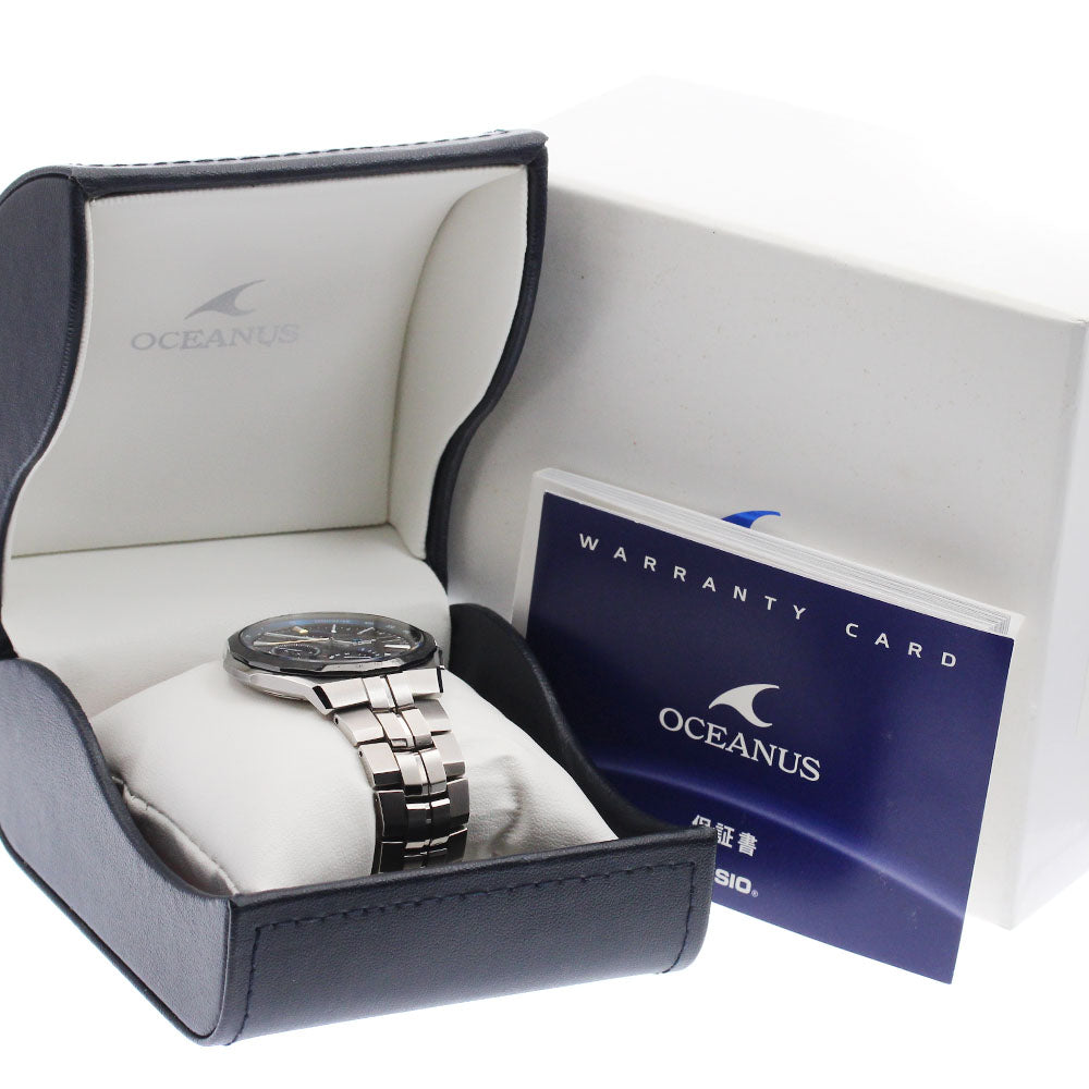 CASIO OCW-S5000E-1AJF Oceanus Manta Day-Date Solar Radio-Controlled Men's Watch (Comes with Box and Warranty)