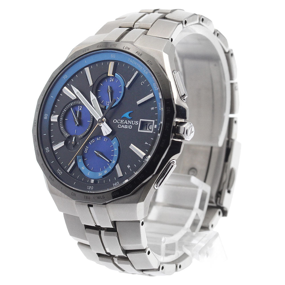 CASIO OCW-S5000E-1AJF Oceanus Manta Day-Date Solar Radio-Controlled Men's Watch (Comes with Box and Warranty)