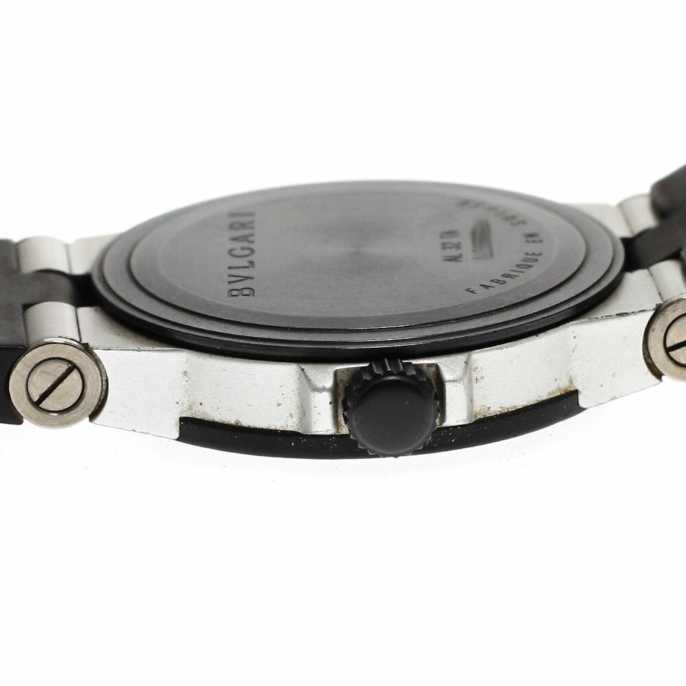 BVLGARI AL32TA Aluminum Date Quartz Boys' Watch with Warranty