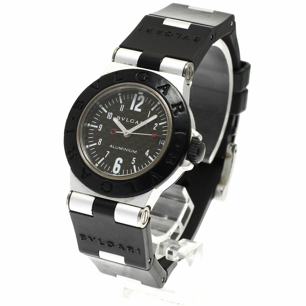 BVLGARI AL32TA Aluminum Date Quartz Boys' Watch with Warranty