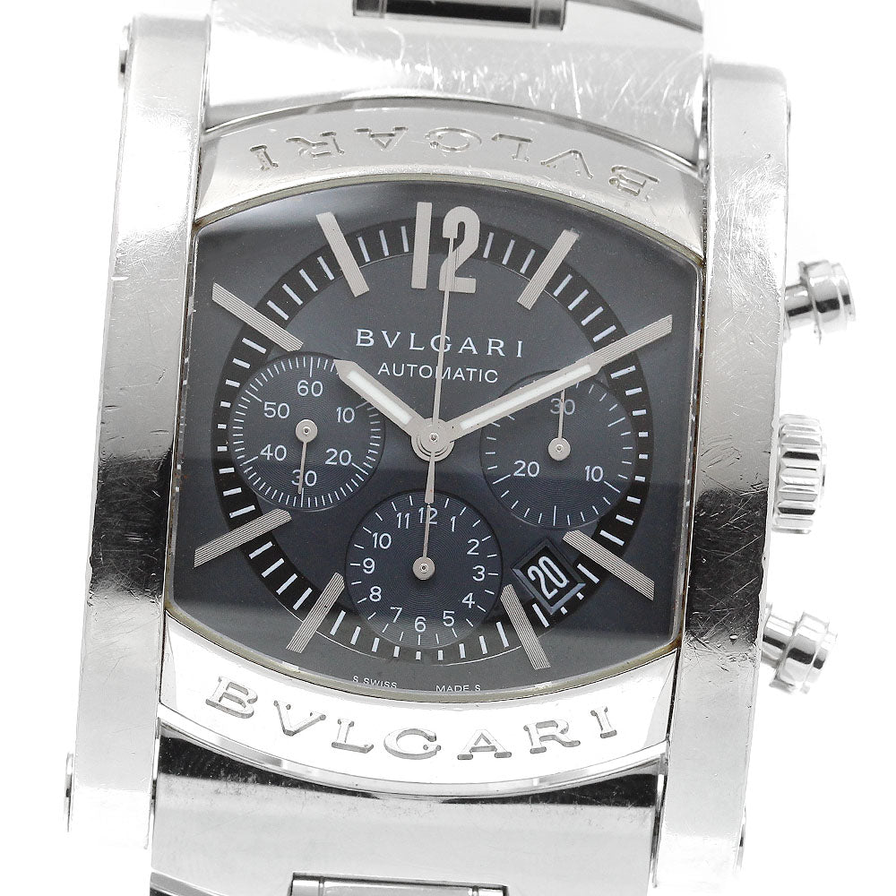 BVLGARI AA44SCH Assioma Chronograph Date Automatic Men's Watch
