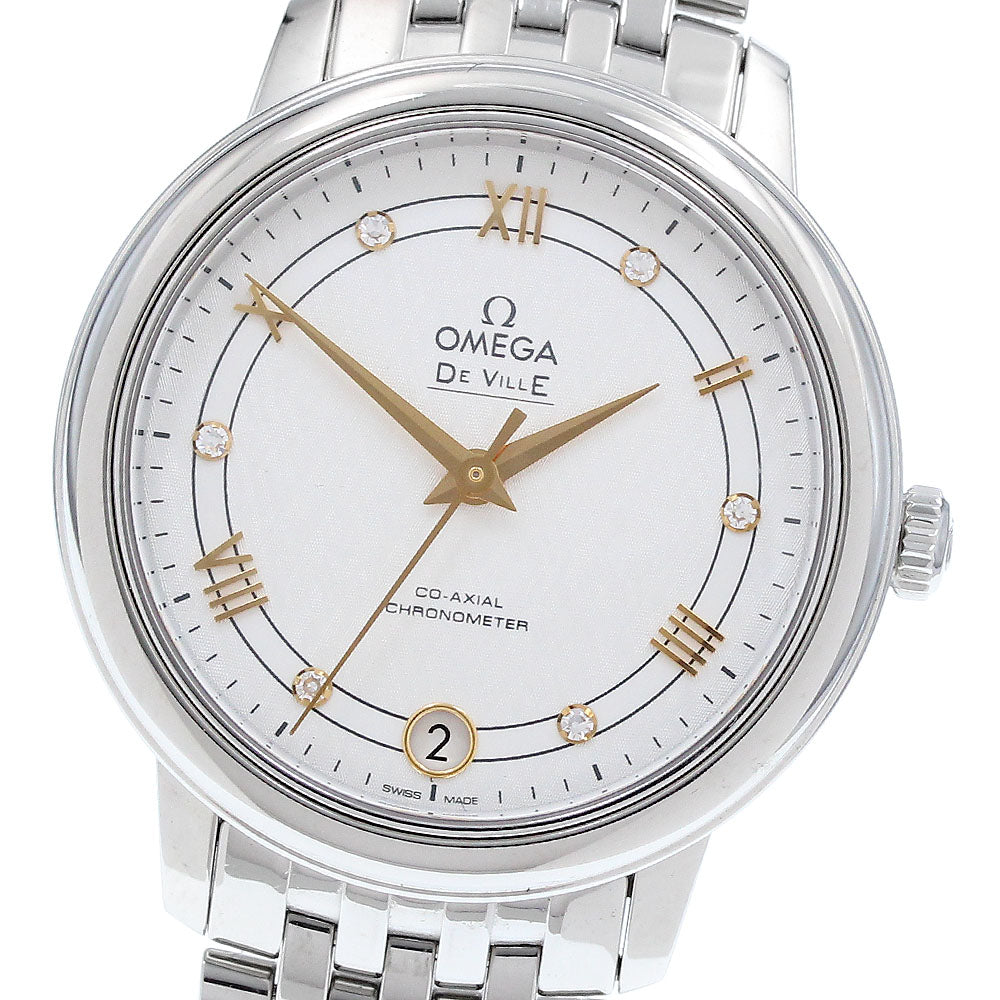 OMEGA 424.10.33.20.52.001 De Ville Co-Axial Date Automatic Ladies' Watch (with inner box and warranty)