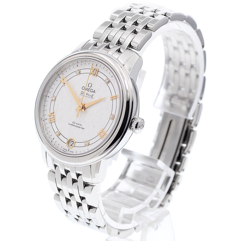 OMEGA 424.10.33.20.52.001 De Ville Co-Axial Date Automatic Ladies' Watch (with inner box and warranty)
