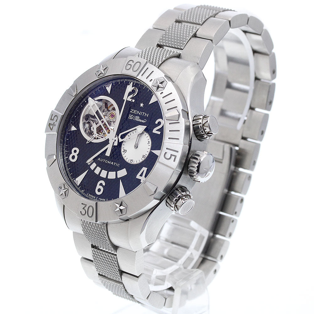 ZENITH 03.0526.4021 Defy Classic Open El Primero Chronograph Power Reserve Automatic Men's Watch (Good Condition)