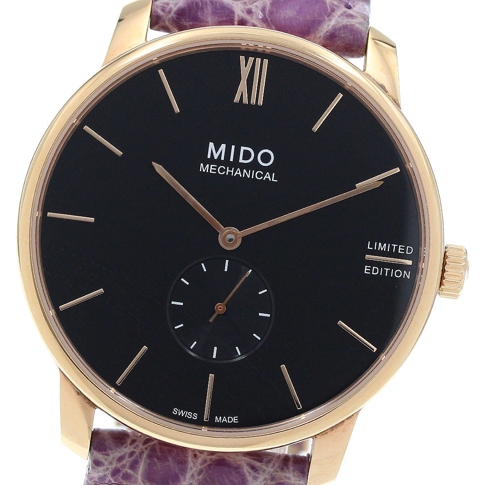 MIDO M037.405.36.050.00 Baroncelli Small Seconds Manual Winding Men's Watch Excellent Condition with Warranty Card