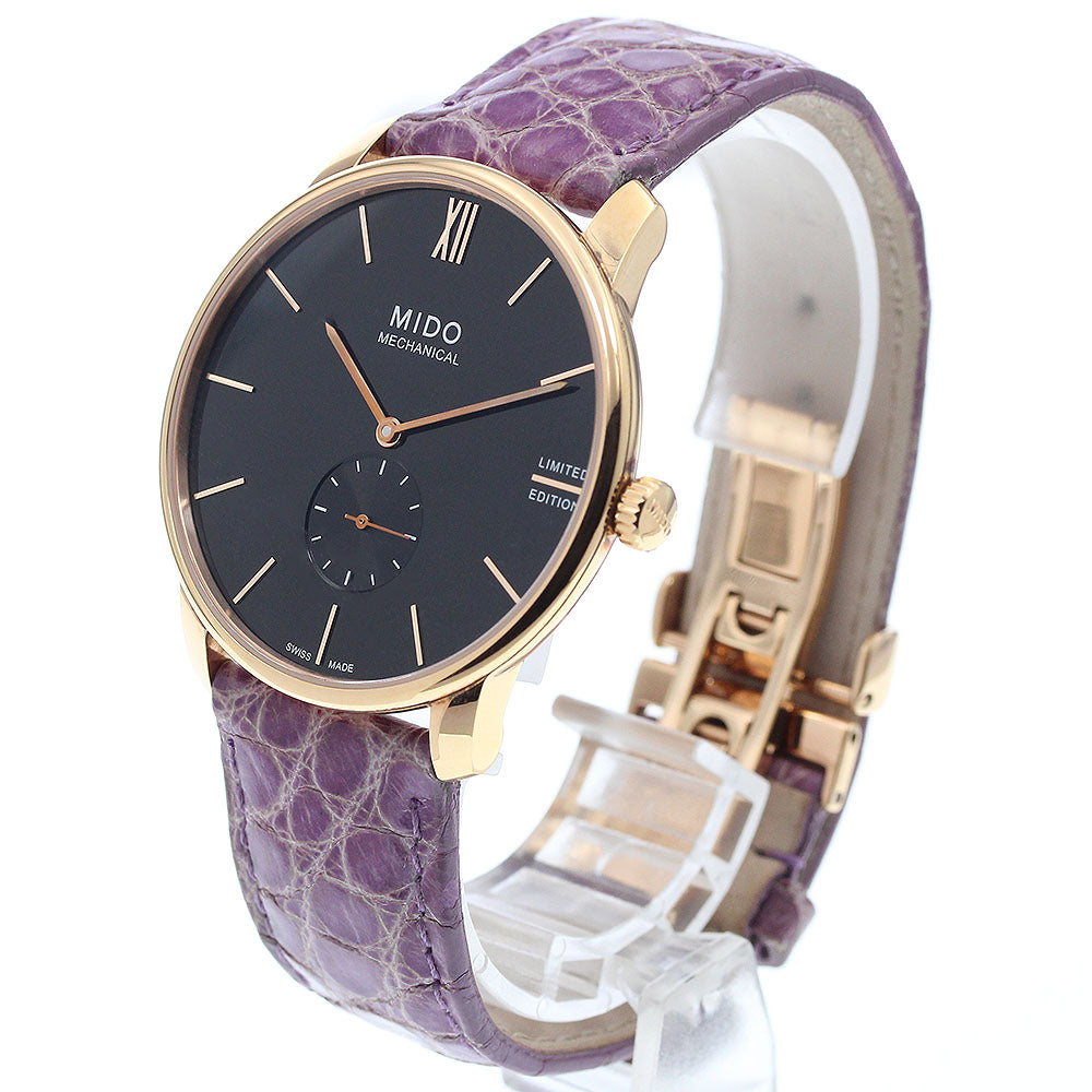 MIDO M037.405.36.050.00 Baroncelli Small Seconds Manual Winding Men's Watch Excellent Condition with Warranty Card
