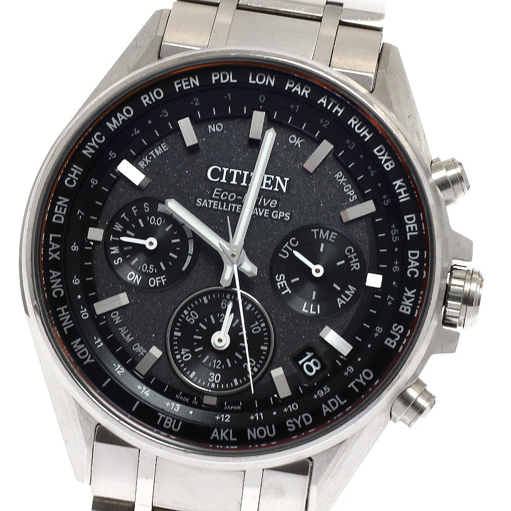 CITIZEN F950-T024530/CC4000-59E Attesa Satellite Wave Day-Date Solar Radio-Controlled Men's Watch (with box and warranty)