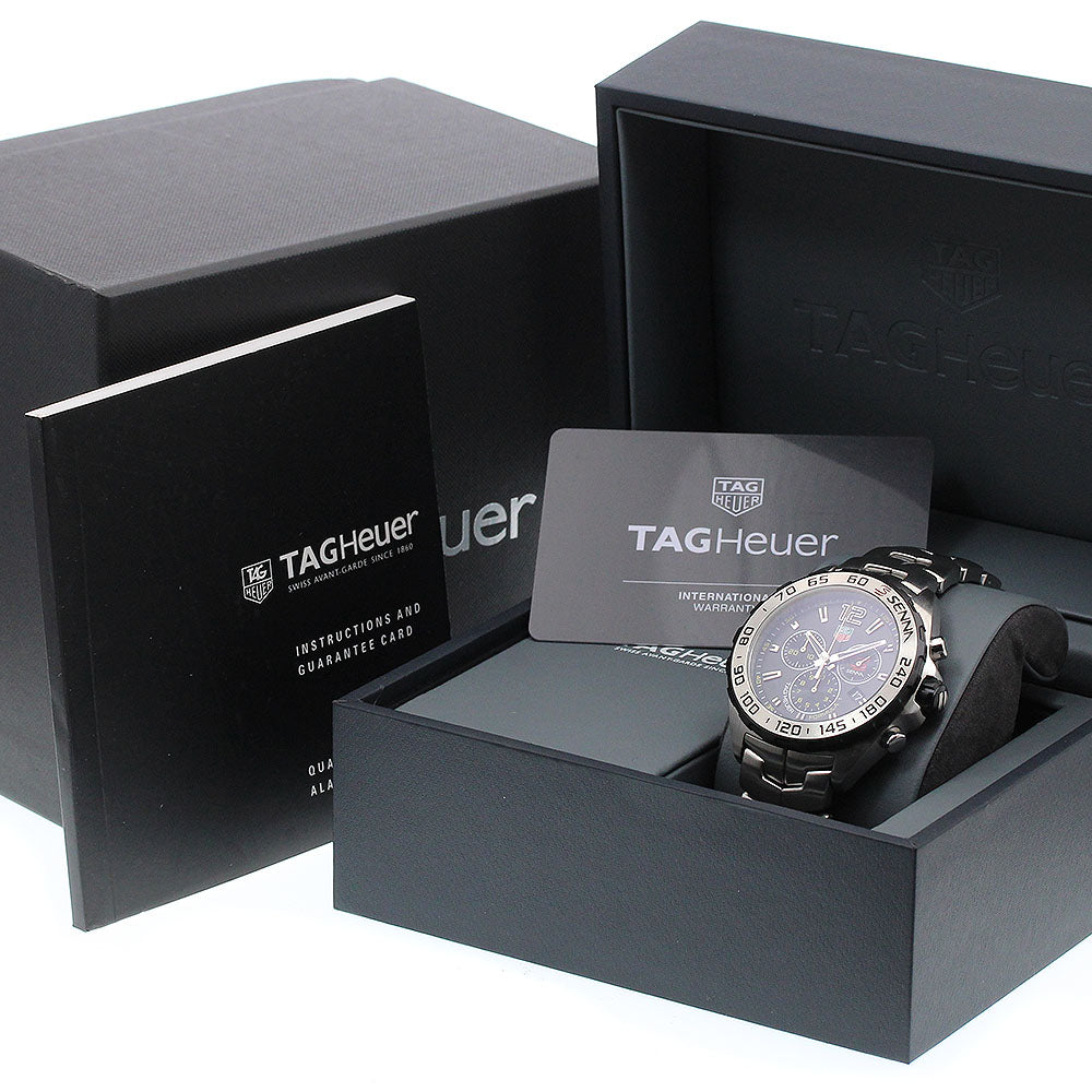 TAG Heuer CAZ1013 Formula 1 Chronograph Quartz Men's Watch Excellent Condition with Box and Warranty Card