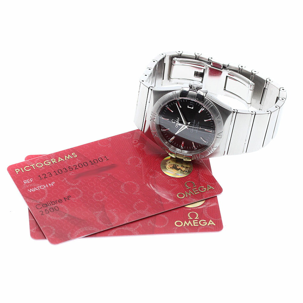 OMEGA 123.10.35.20.01.001 Constellation Date Automatic Men's Watch with Warranty