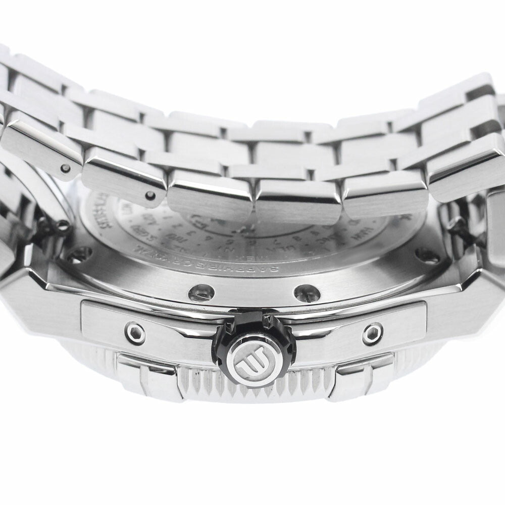 Maurice Lacroix A16158-SS00F-330-A Icon Venturer GMT Automatic Men's Watch Excellent Condition with Box and Warranty Card