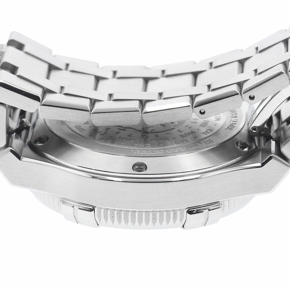 Maurice Lacroix A16158-SS00F-330-A Icon Venturer GMT Automatic Men's Watch Excellent Condition with Box and Warranty Card