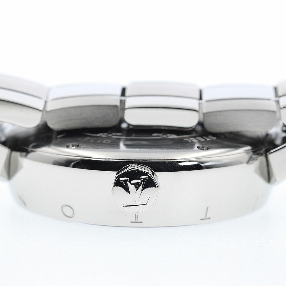 LOUIS VUITTON Q1131 Tambour GMT Date Automatic Men's Watch (Good Condition)
