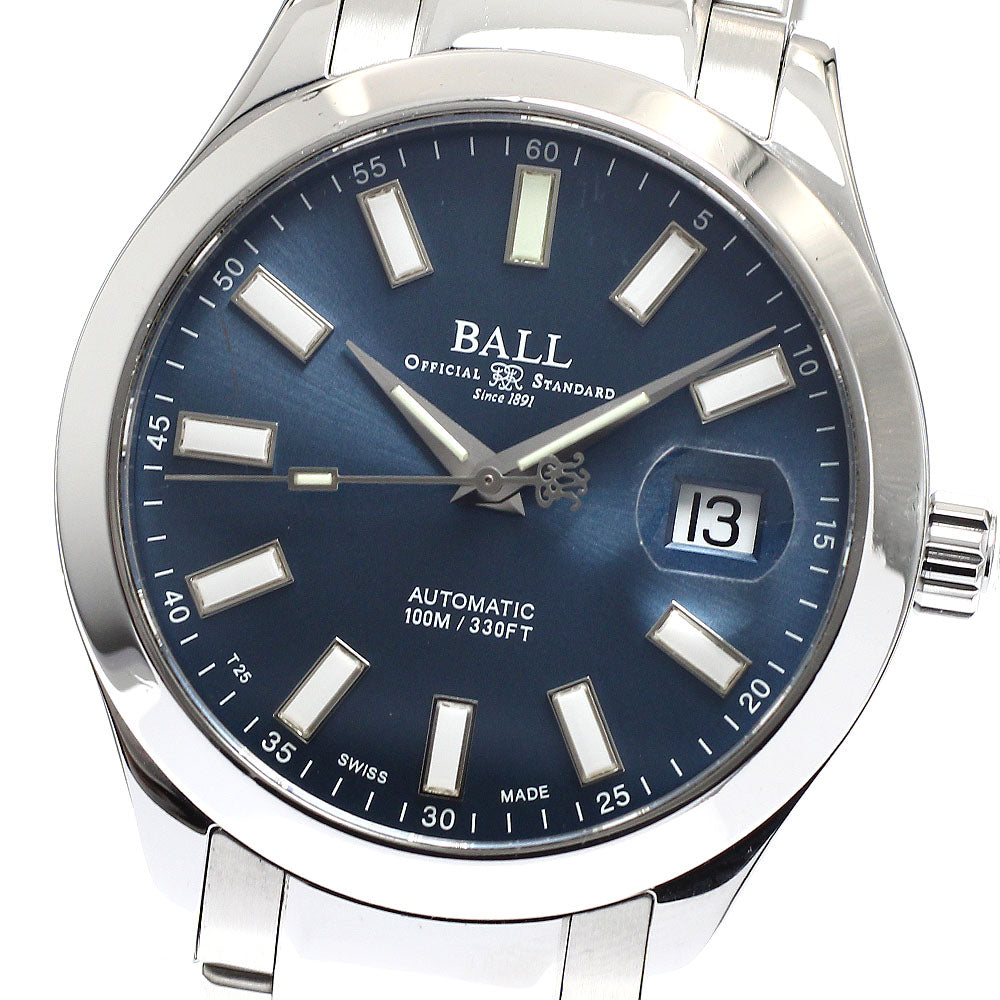 BALLWATCH NM2026C-S10J-BE Engineer II Marvelite Date Automatic Men's Watch (Good Condition)