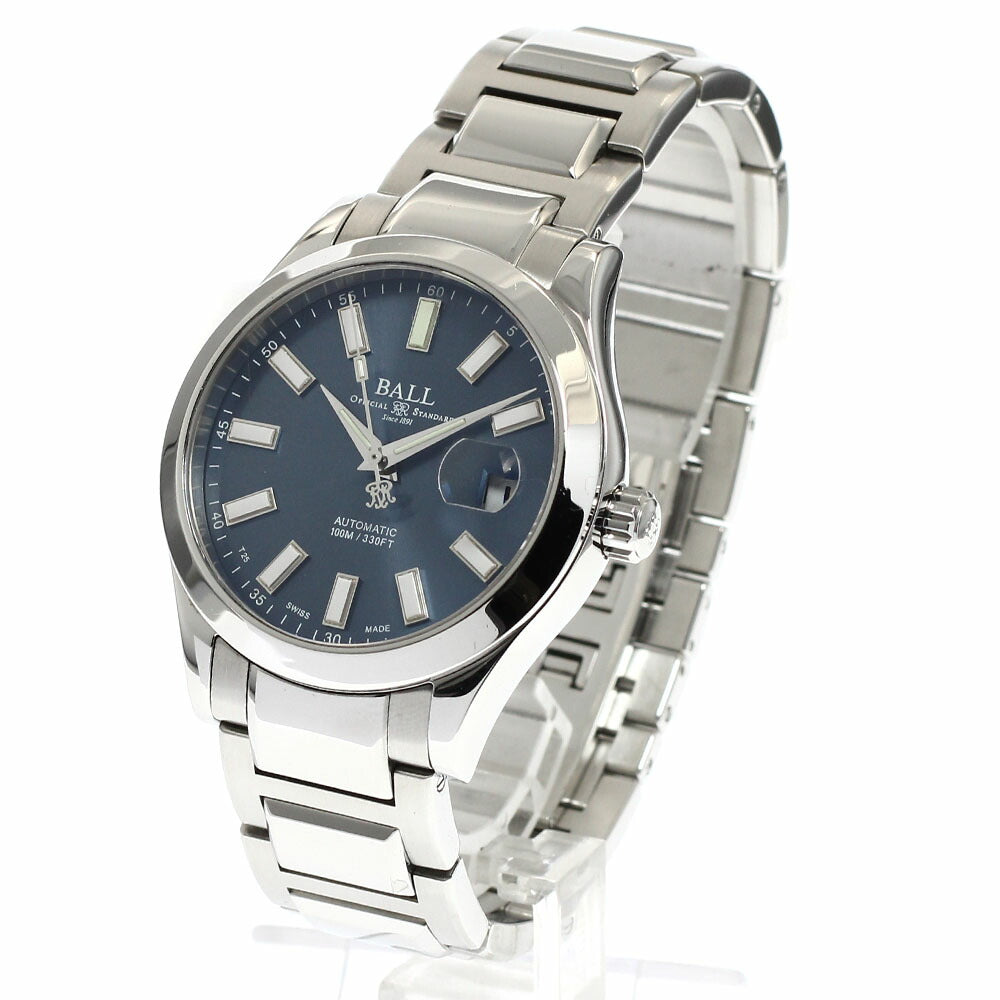 BALLWATCH NM2026C-S10J-BE Engineer II Marvelite Date Automatic Men's Watch (Good Condition)