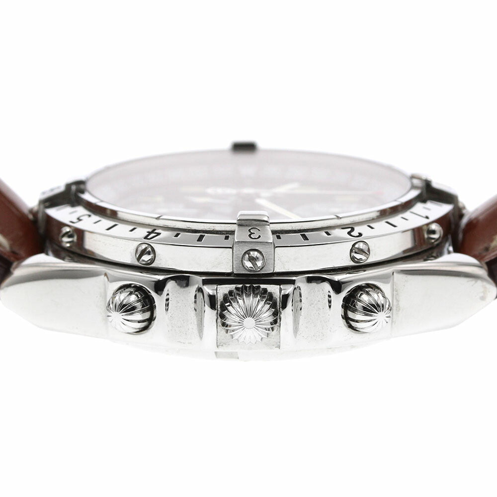 BREITLING A20048 Chronomat Longitude GMT Automatic Men's Watch (Good Condition)