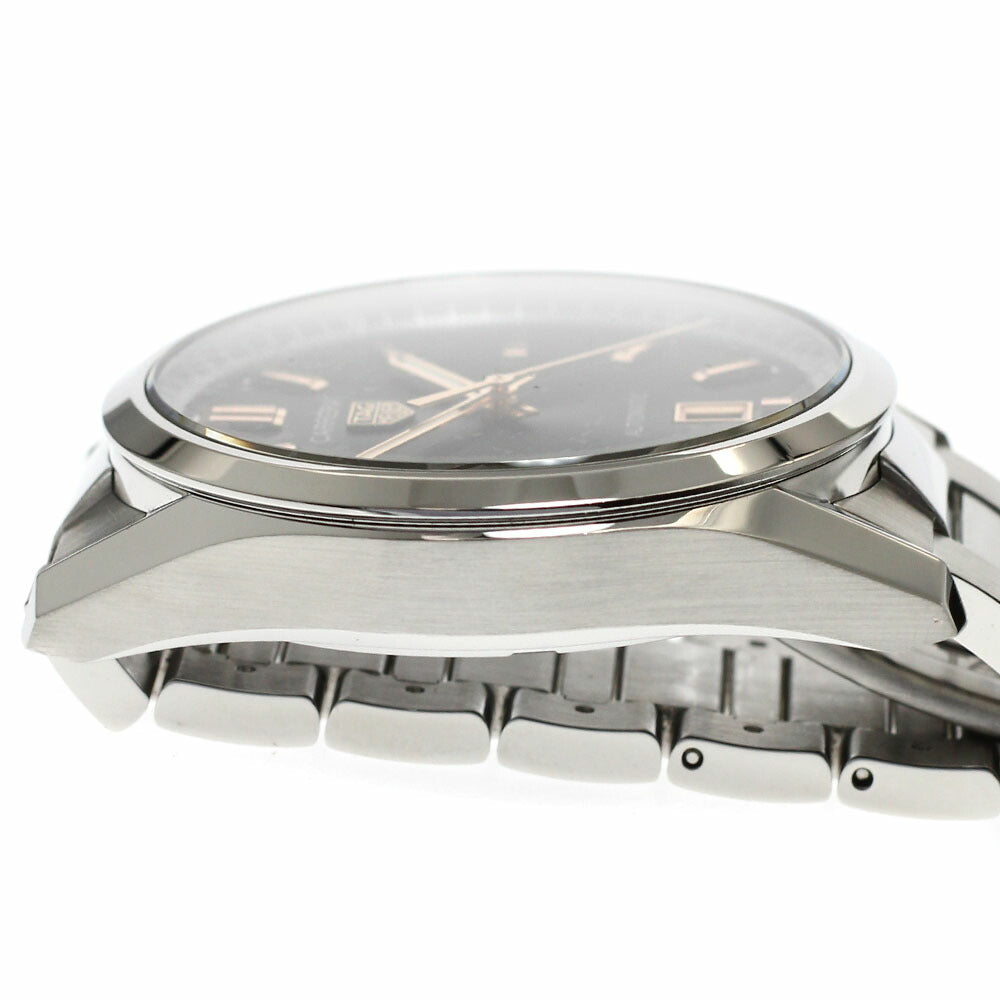 TAG Heuer WBN2113 Carrera Caliber 5 Date Automatic Men's Watch Excellent Condition with Box and Warranty Card