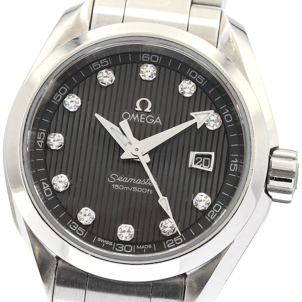 OMEGA 231.10.30.61.56.001 Seamaster Aqua Terra 11-Diamond Quartz Ladies Watch with Warranty
