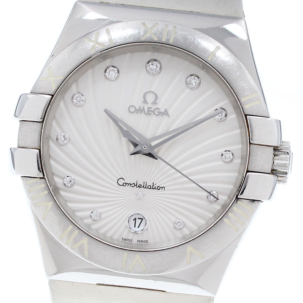 OMEGA 123.12.35.60.52.001 Constellation 11-Diamond Quartz Ladies Watch