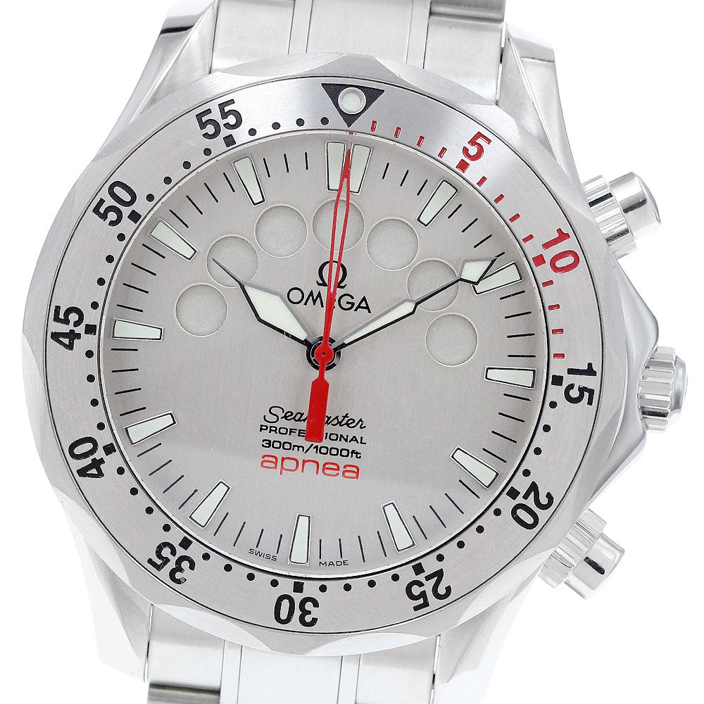 OMEGA 2595.30 Seamaster 300 Apnea Jacques Mayol Chronograph Automatic Men's Watch with Warranty