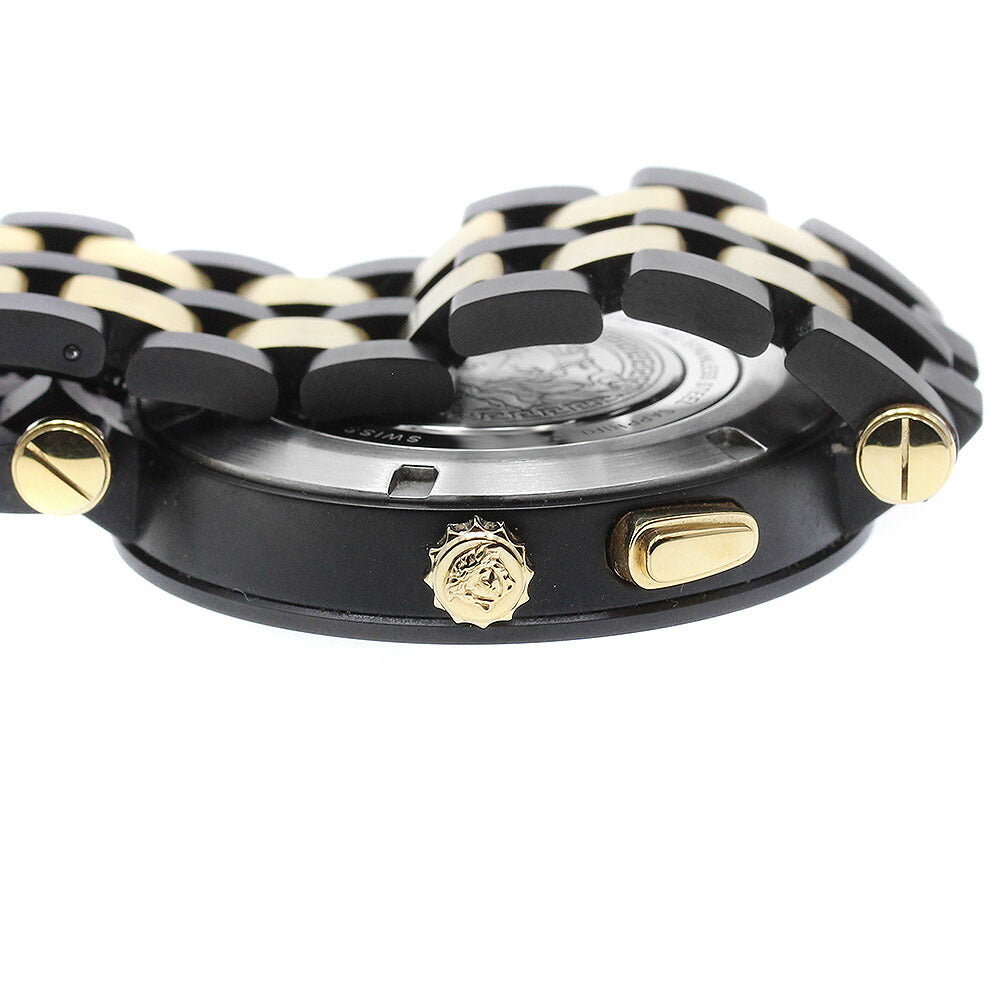 VERSACE VEBV00619 V-Race Dual Time Quartz Men's Watch Excellent Condition with Inner Box and Warranty Card.