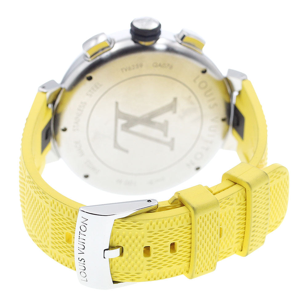 LOUIS VUITTON QA076 Tambour Damier Cobalt V Automatic Men's Watch