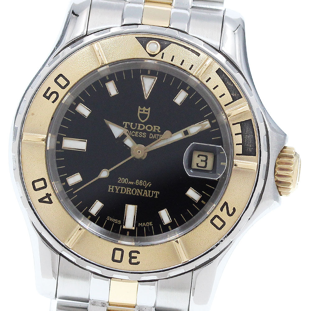 TUDOR 99093 Princess Date YG Combination Automatic Ladies Watch (Good Condition)