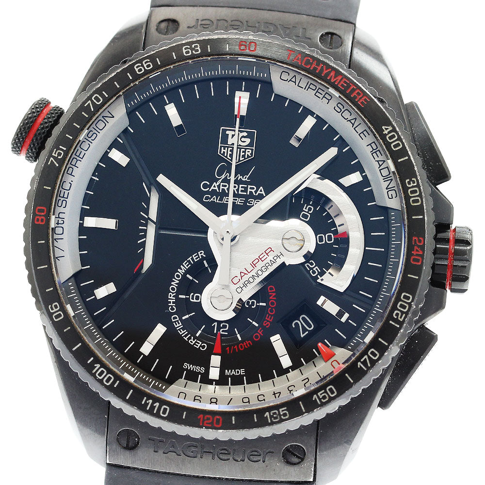 TAG Heuer CAV5185 Grand Carrera Caliber 36 Chronograph Automatic Men's Watch