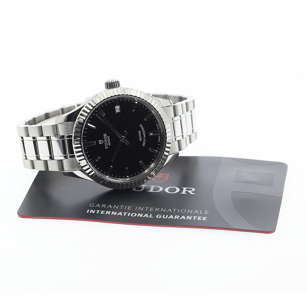 TUDOR 12310 Style Date Automatic Boys' Watch Excellent Condition with Warranty Card