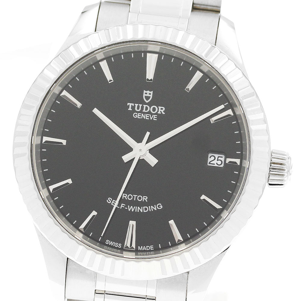 TUDOR 12310 Style Date Automatic Boys' Watch Excellent Condition with Warranty Card