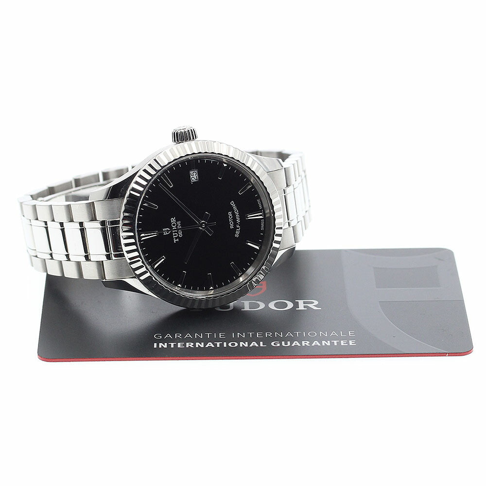 TUDOR 12310 Style Date Automatic Boys' Watch Excellent Condition with Warranty Card