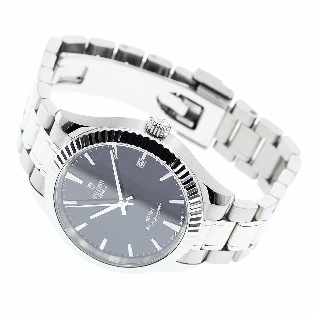 TUDOR 12310 Style Date Automatic Boys' Watch Excellent Condition with Warranty Card