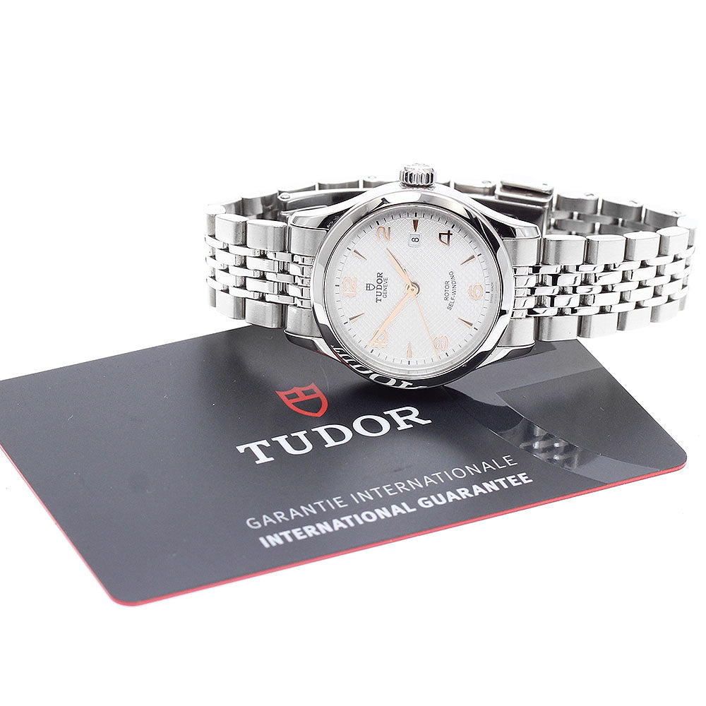 TUDOR 91350 1926 Date Automatic Ladies Watch with Warranty Card