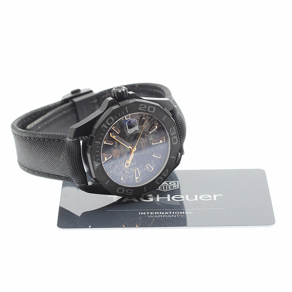 TAG Heuer WBD218A-0 Aquaracer Caliber 5 Carbon Collection Date Automatic Men's Watch with Warranty