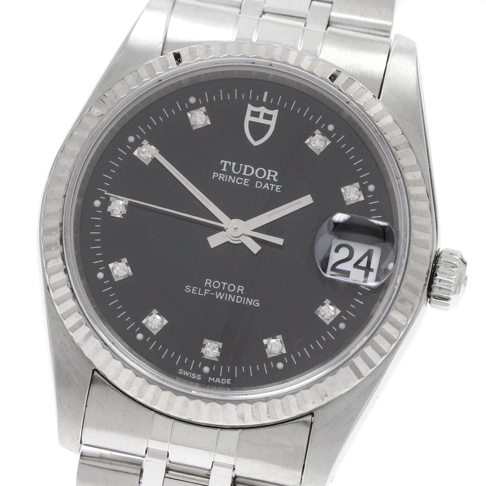 TUDOR 74034 Prince Date 10P Diamond Automatic Men's Watch