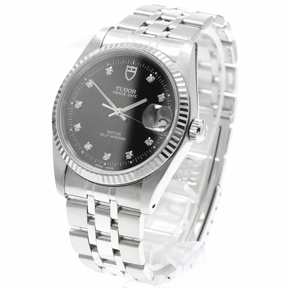 TUDOR 74034 Prince Date 10P Diamond Automatic Men's Watch