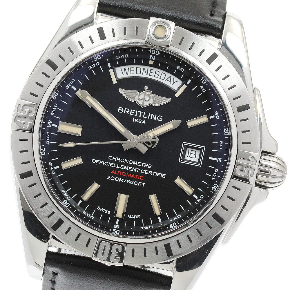 BREITLING A45320 Galactic 44 Day-Date Automatic Men's Watch