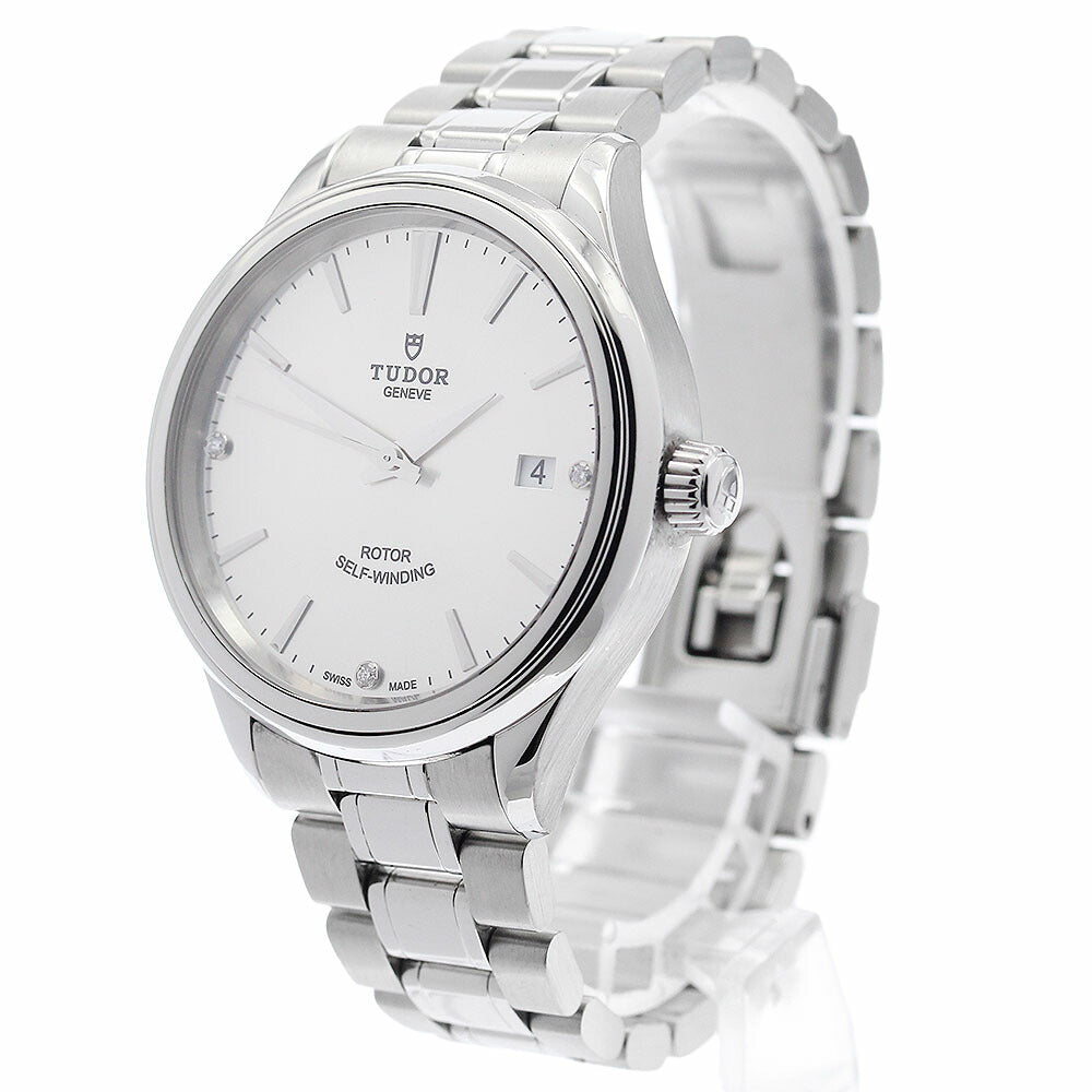TUDOR 12500 Style Date 3P Diamond Automatic Men's Watch with Warranty Card