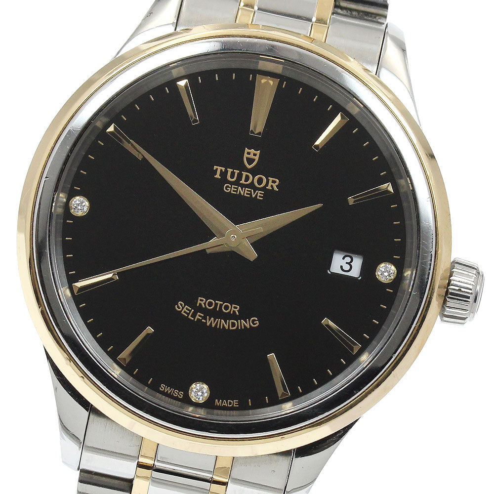 TUDOR 12503 Style YG Combination 3P Diamond Automatic Men's Watch with Warranty