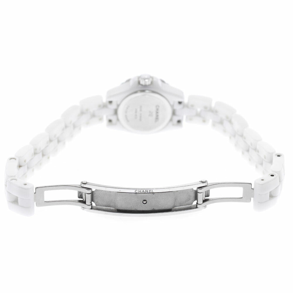CHANEL H5237 J12 XS White Ceramic Diamond Bezel Quartz Women's Watch