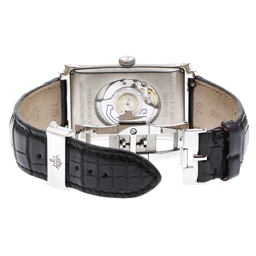 CUERVO Y SOBRINOS A1012 Havana Prominente Date Automatic Men's Watch