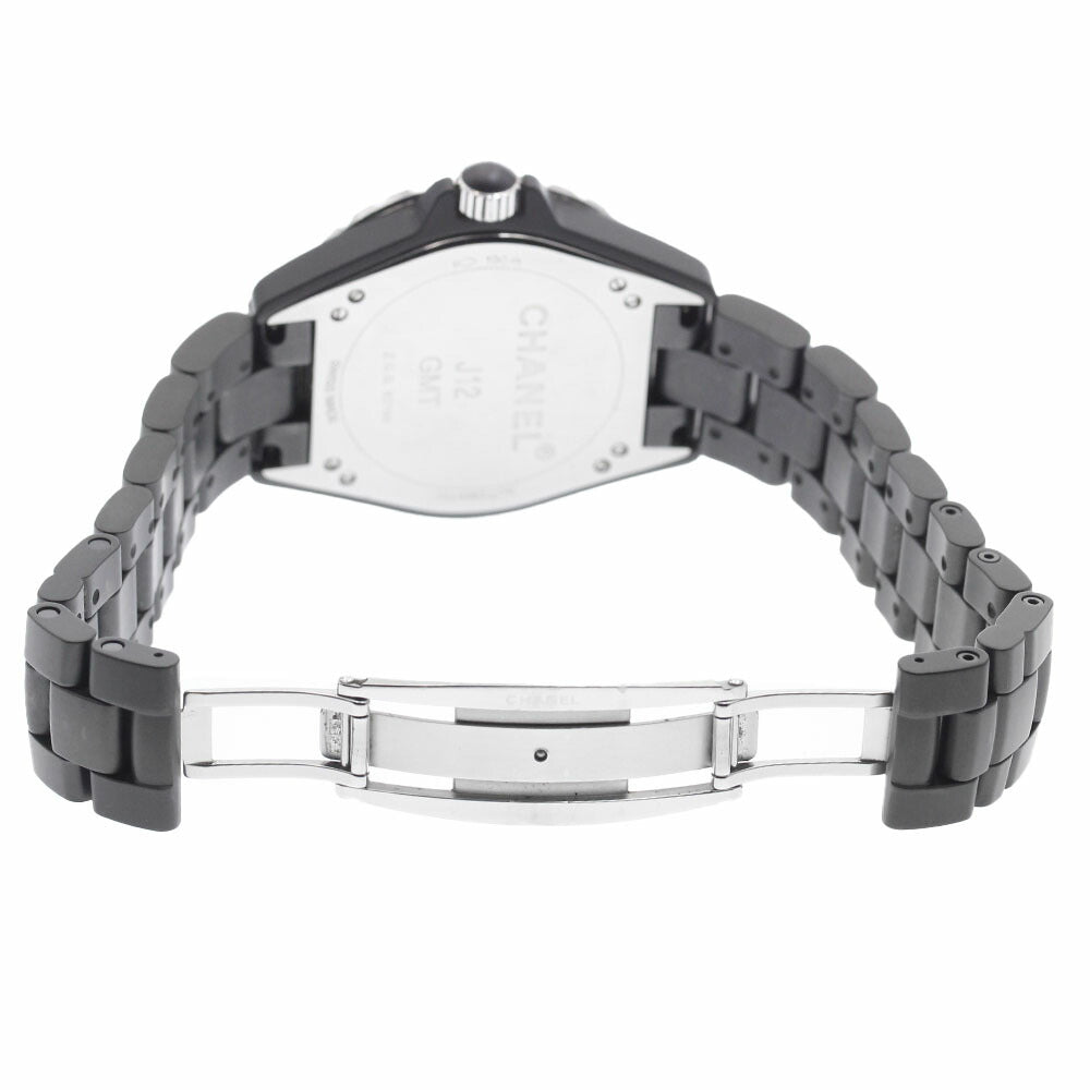 CHANEL H3101 J12 GMT Matte Black Automatic Men's Watch with Warranty Card