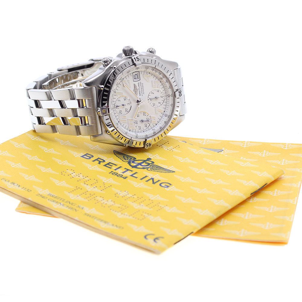 BREITLING A13350 Chronomat Date Automatic Men's Watch Excellent Condition with Warranty.