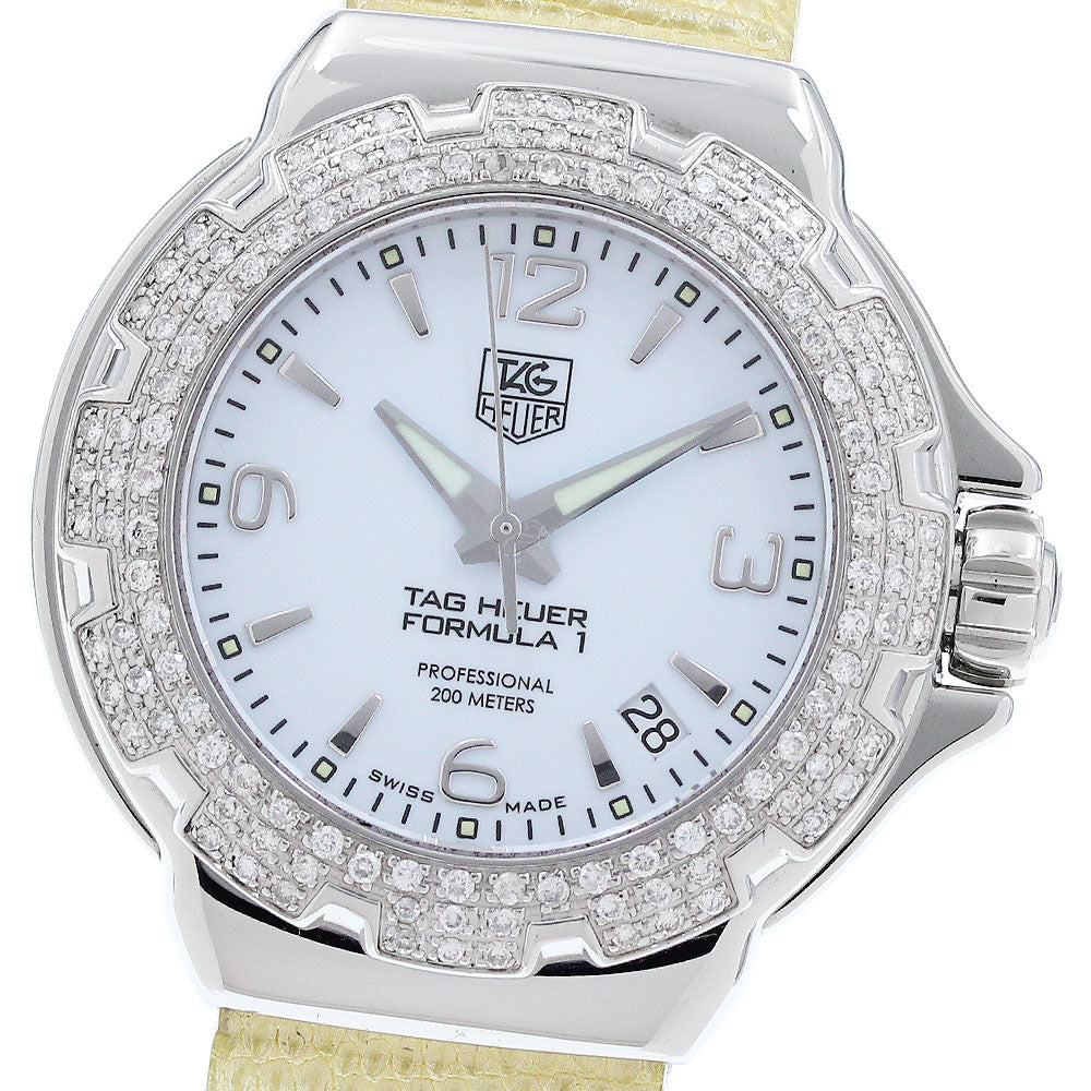 TAG Heuer WAC1215 Formula 1 Date Diamond Bezel Quartz Women's Watch with Warranty
