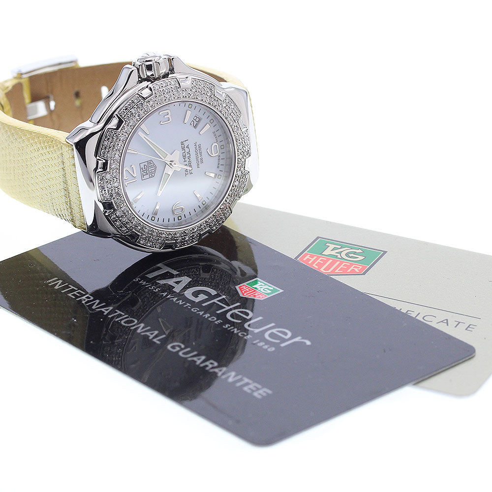 TAG Heuer WAC1215 Formula 1 Date Diamond Bezel Quartz Women's Watch with Warranty