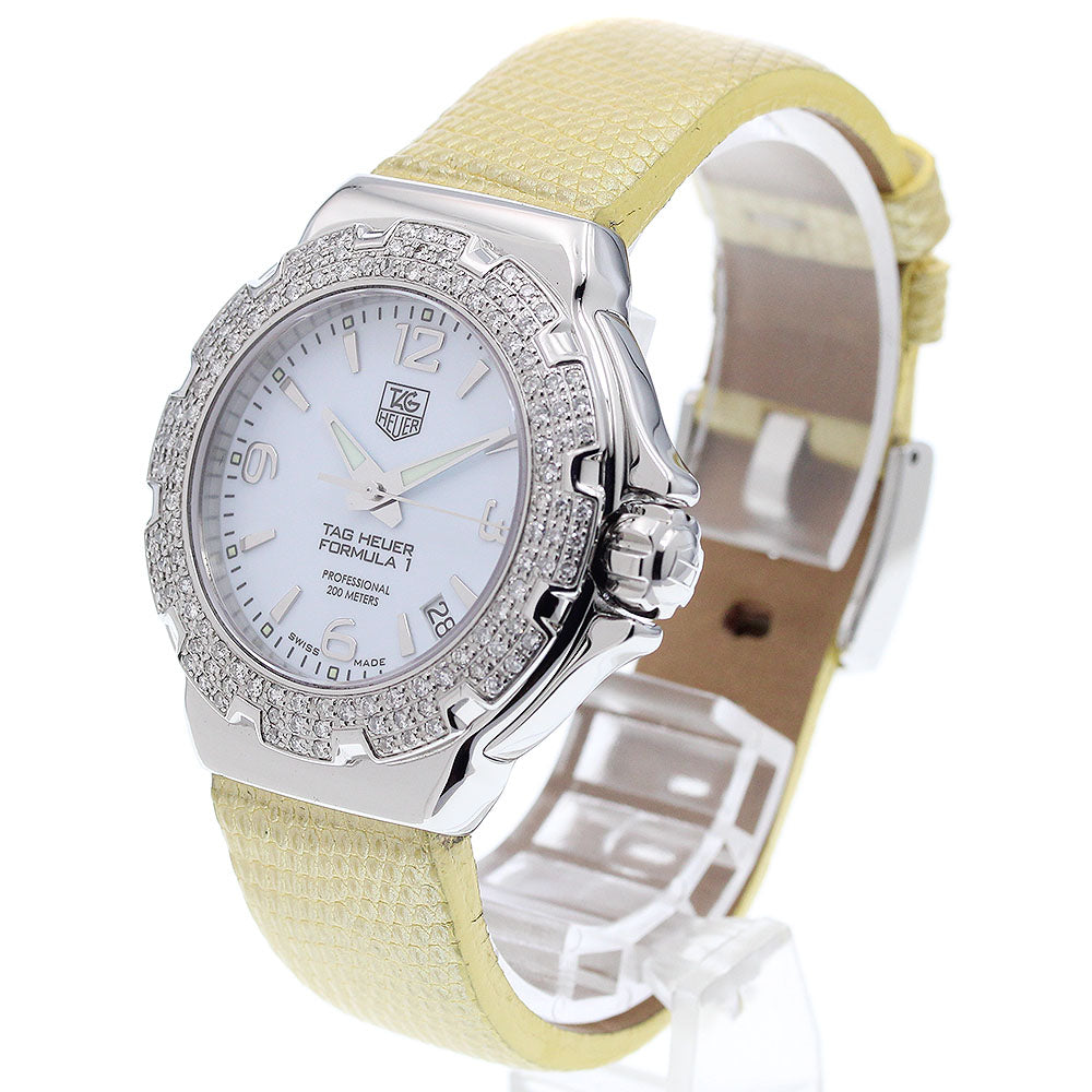 TAG Heuer WAC1215 Formula 1 Date Diamond Bezel Quartz Women's Watch with Warranty