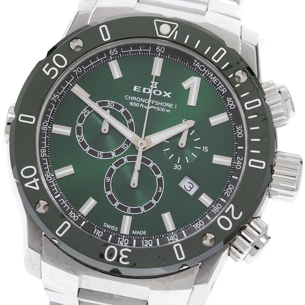 EDOX 10221 Chrono Offshore 1 Date Chronograph Quartz Men's Watch with Warranty