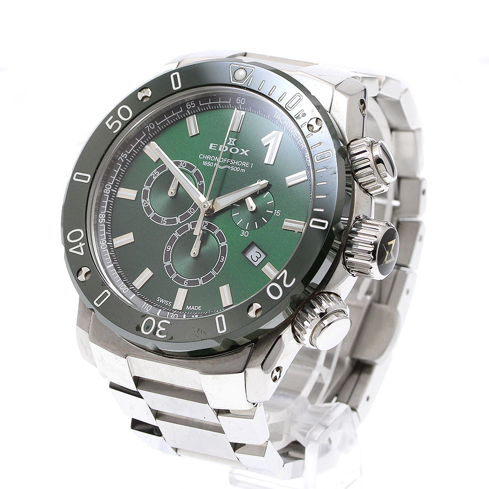 EDOX 10221 Chrono Offshore 1 Date Chronograph Quartz Men's Watch with Warranty