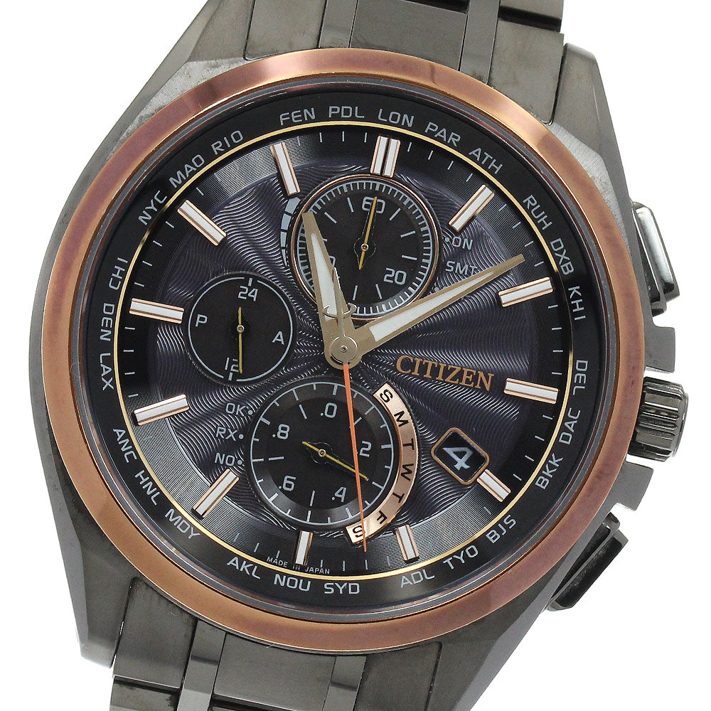 CITIZEN AT8046-51E/H804-T024131 Attesa 100th Anniversary Model Solar Radio Controlled Men's Watch - Excellent Condition Box and Warranty Included